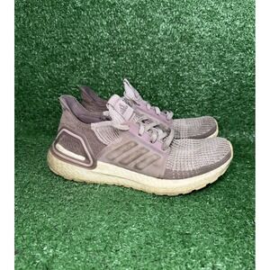 Adidas UltraBoost 19 Womens Size 7 Purple Athletic Running Shoes Sneakers